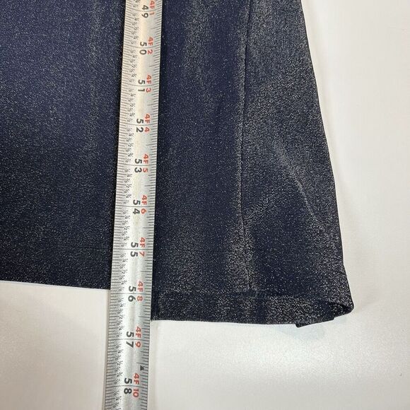 Vintage City Triangles Dress Womens Large Y2K Shimmer Strappy Back Formal Prom - Picture 8 of 9